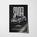 718 Spyder RS Car Poster