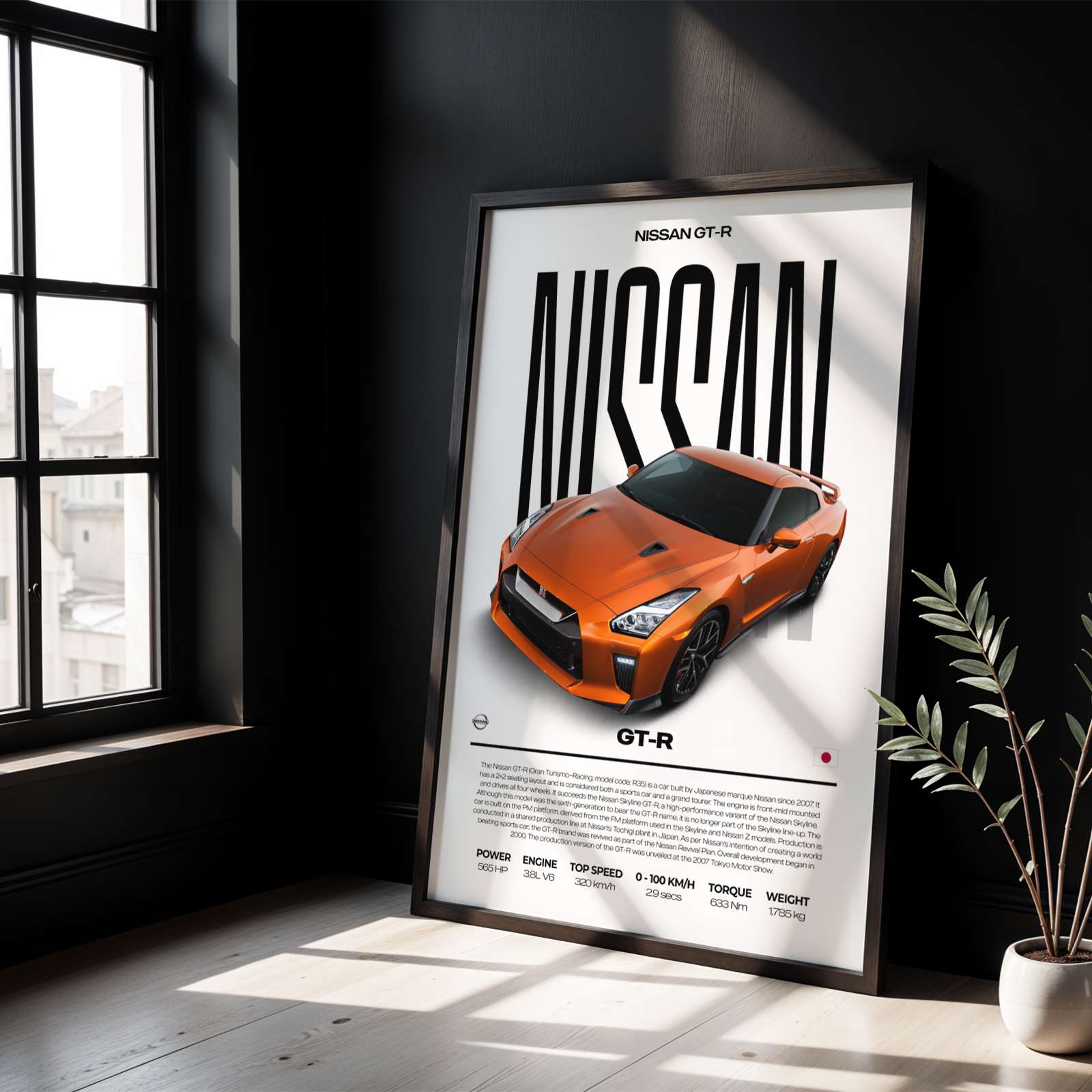 Nissan GT-R Poster