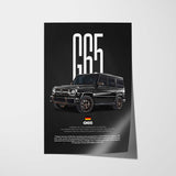G65 AMG Car Poster