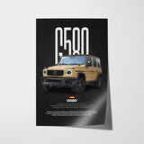 G 580 EQ Car Poster