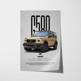 G 580 EQ Car Poster