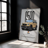 G 580 EQ Car Poster