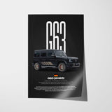 G63 W463 Car Poster