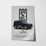 G63 W463 Car Poster
