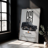 G63 W463 Car Poster