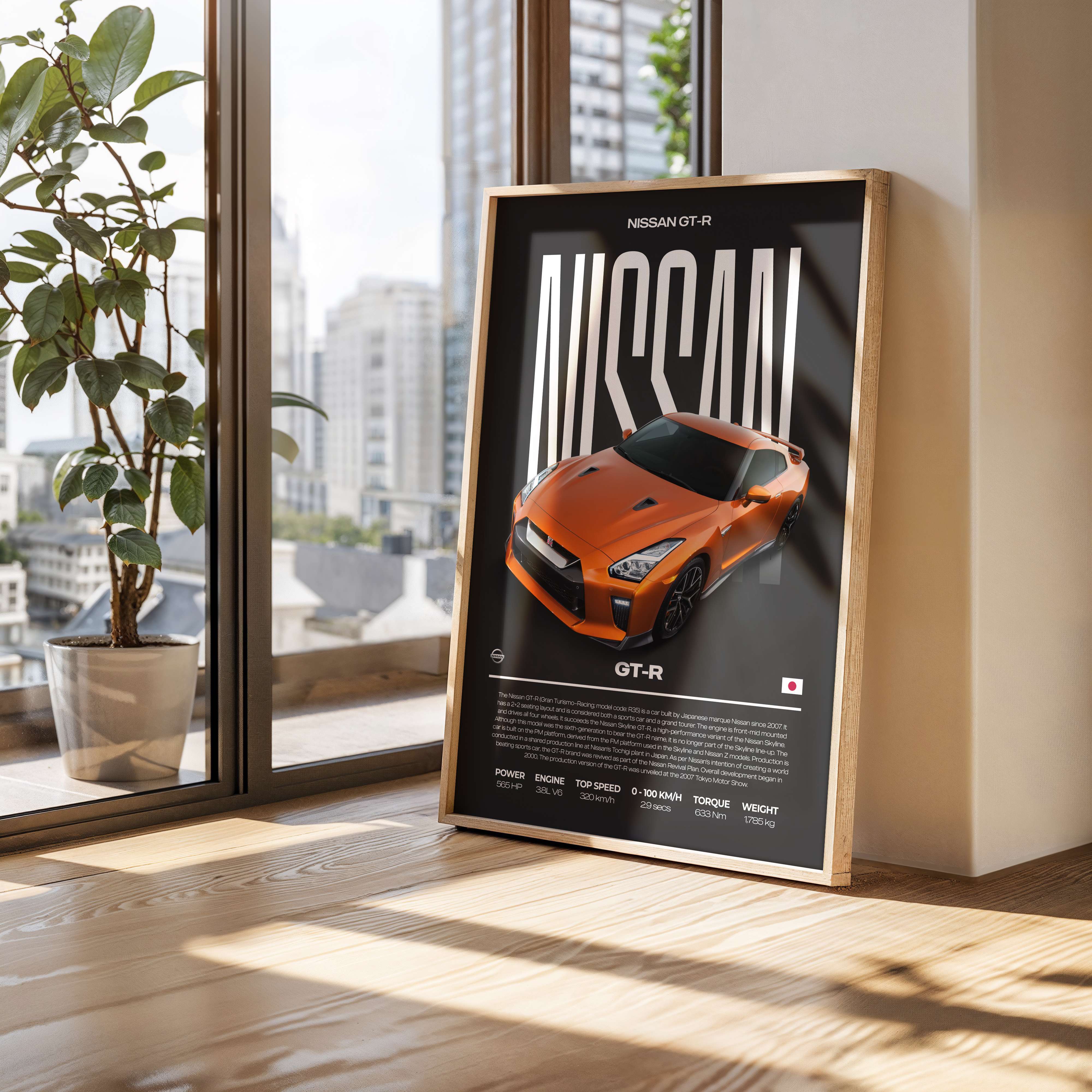 Nissan GT-R Poster