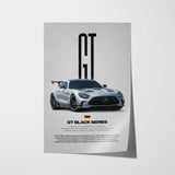 GT Black Series Car Poster
