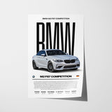 BMW M2 F87 Competition Poster