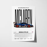 McLaren Senna GTR LM Poster