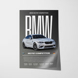 BMW M2 F87 Competition Poster