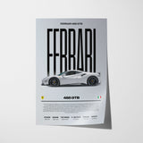 Ferrari 488 GTB Poster