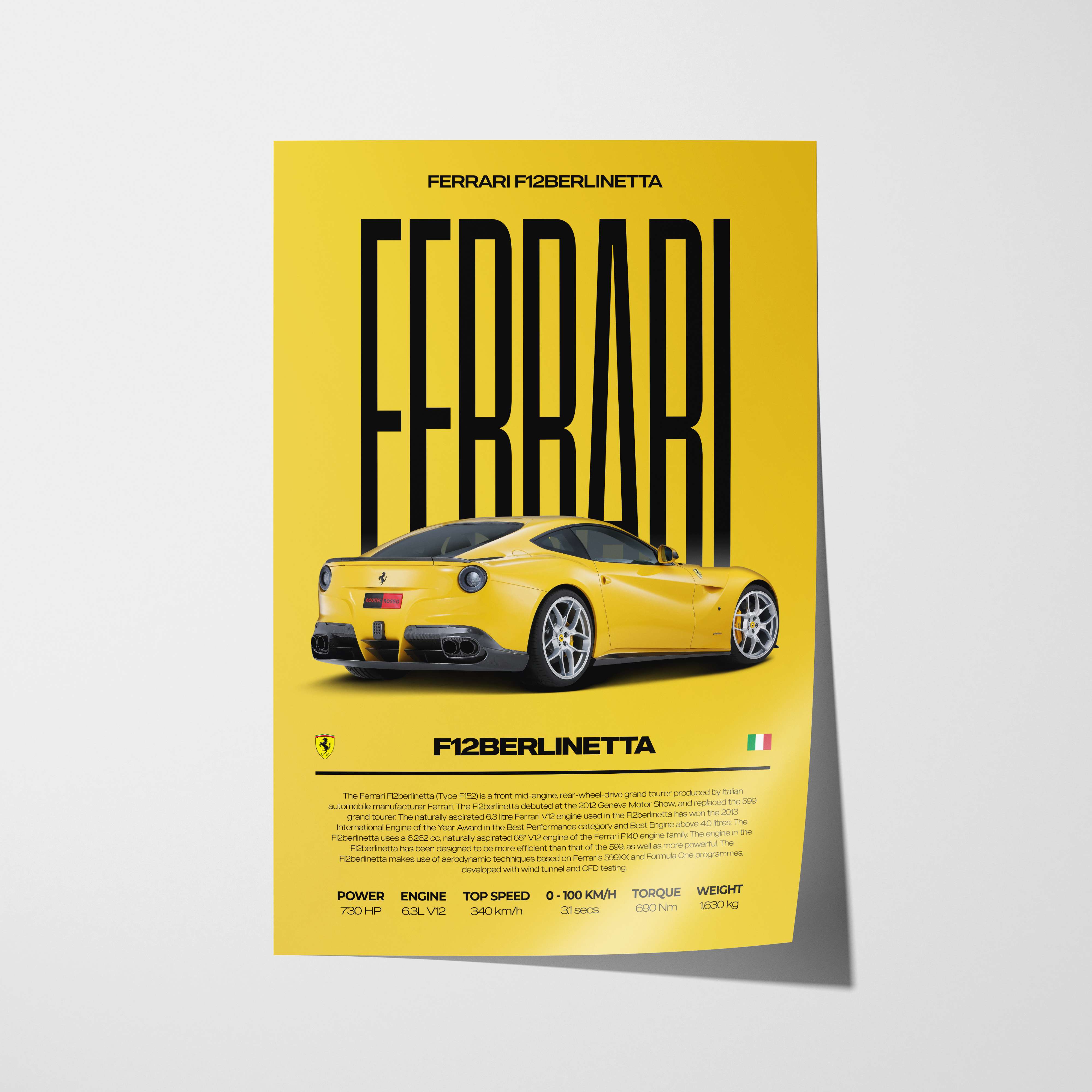 Ferrari F12berlinetta Poster