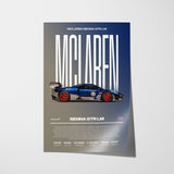 McLaren Senna GTR LM Poster