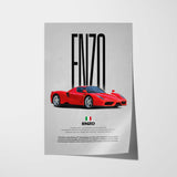 Enzo Car Poster