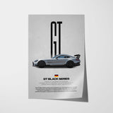 GT Black Series Car Poster