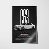 C63 S Car Poster