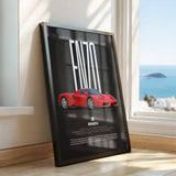 Enzo Car Poster