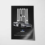 Agera Car Poster