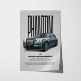 Phantom VIII Series II Car Poster