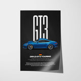 911 GT3 Touring 991.2 Car Poster