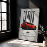 Cayenne Car Poster