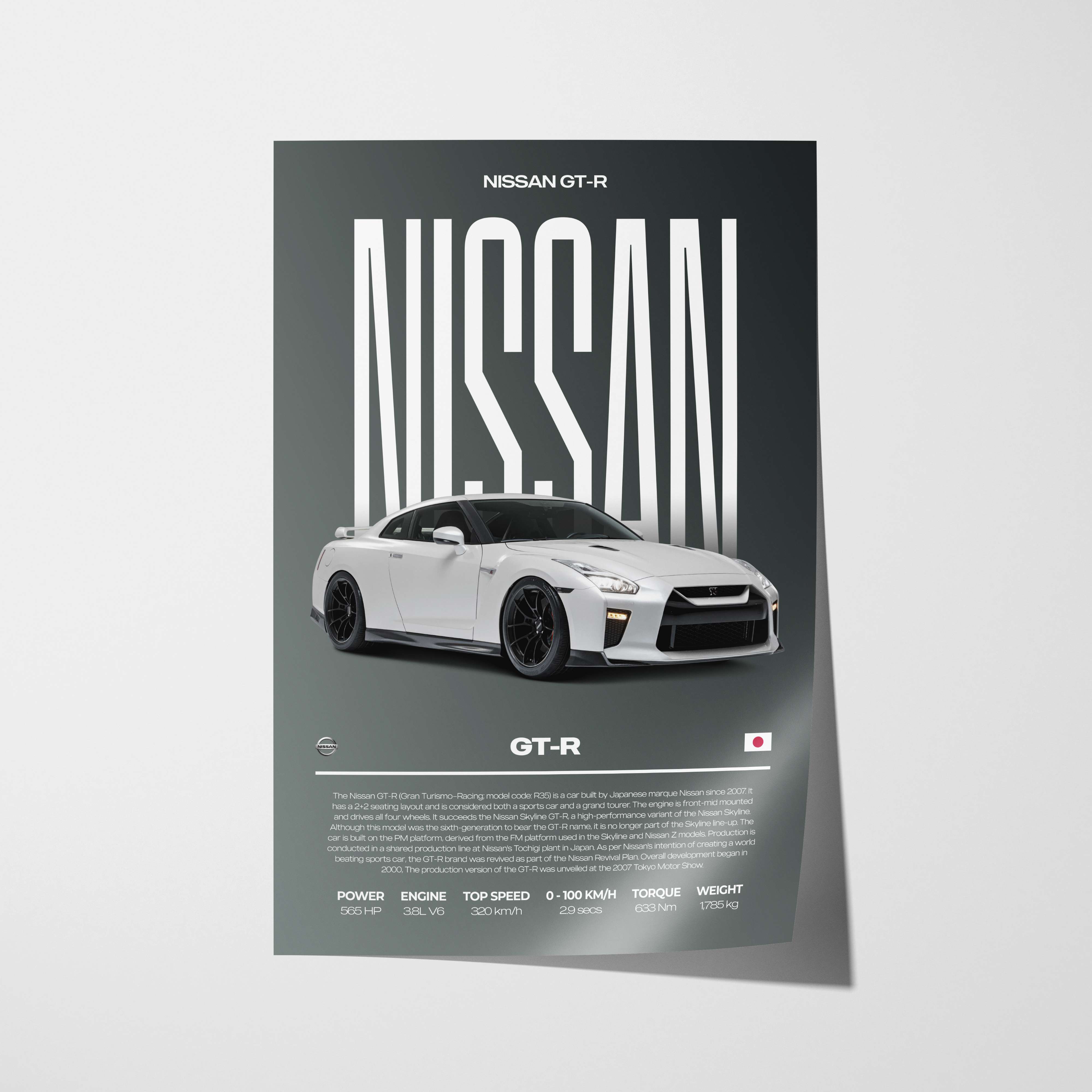 Nissan GT-R Poster