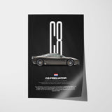 C8 Preliator Car Poster
