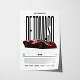 De Tomaso P72 Poster