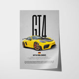 Cayman GT4 RS Car Poster
