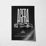 Agera Car Poster