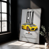 Cayman GT4 RS Car Poster