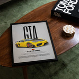 Cayman GT4 RS Car Poster