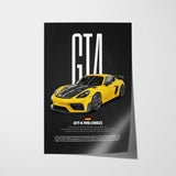 Cayman GT4 RS Car Poster