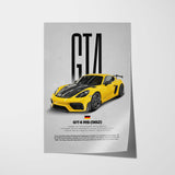 Cayman GT4 RS Car Poster