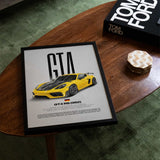 Cayman GT4 RS Car Poster