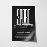 911 Sport Classic Car Poster