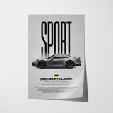 911 Sport Classic Car Poster