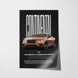 Continental GT Speed Black Edition Car Poster