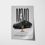 M340i Car Poster