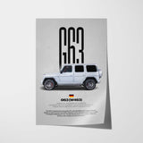 G63 W463 Car Poster