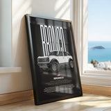 Bronco Car Poster
