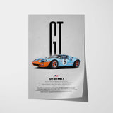 GT40 Mark I Car Poster