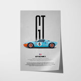 GT40 Mark I Car Poster