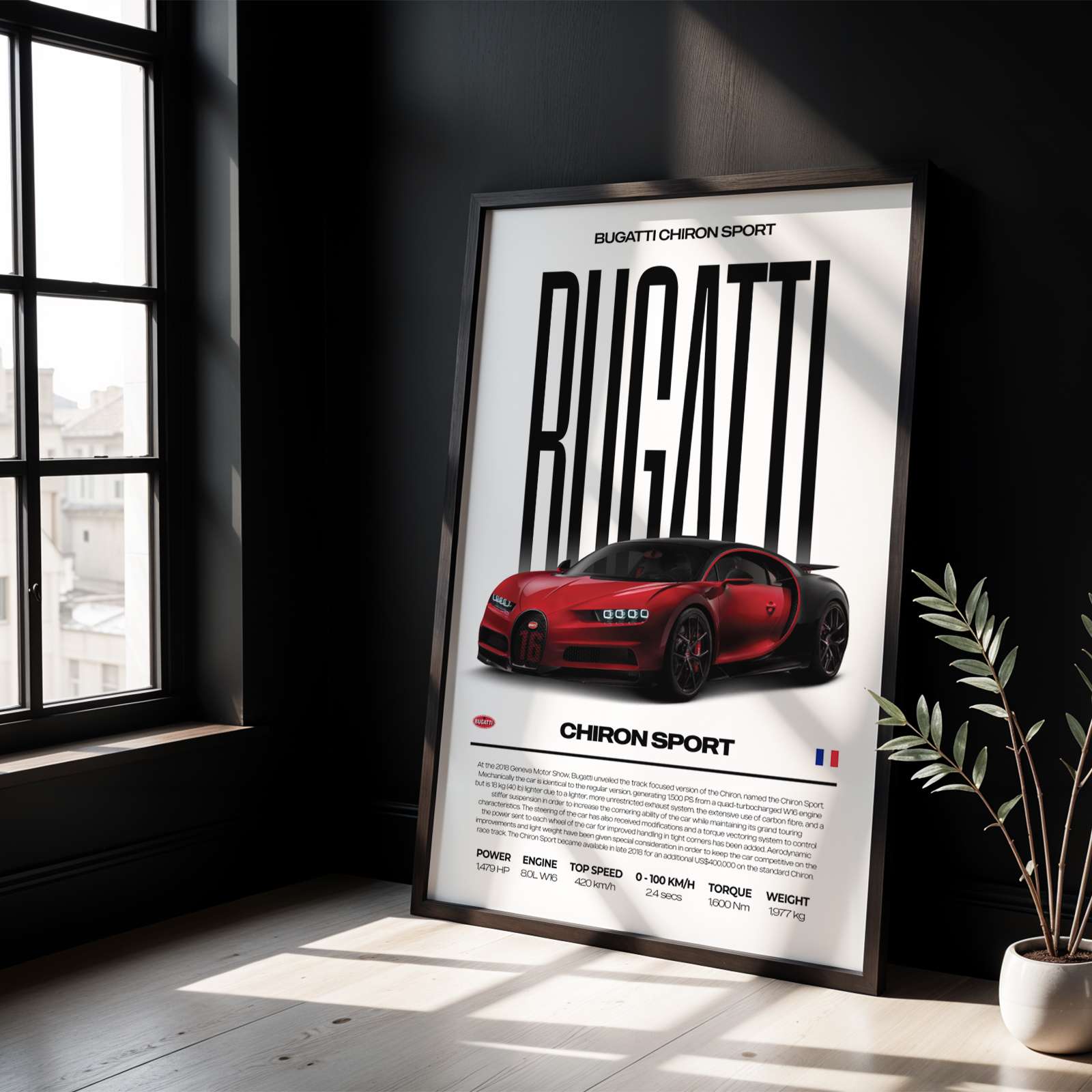 Bugatti Chiron Sport Poster