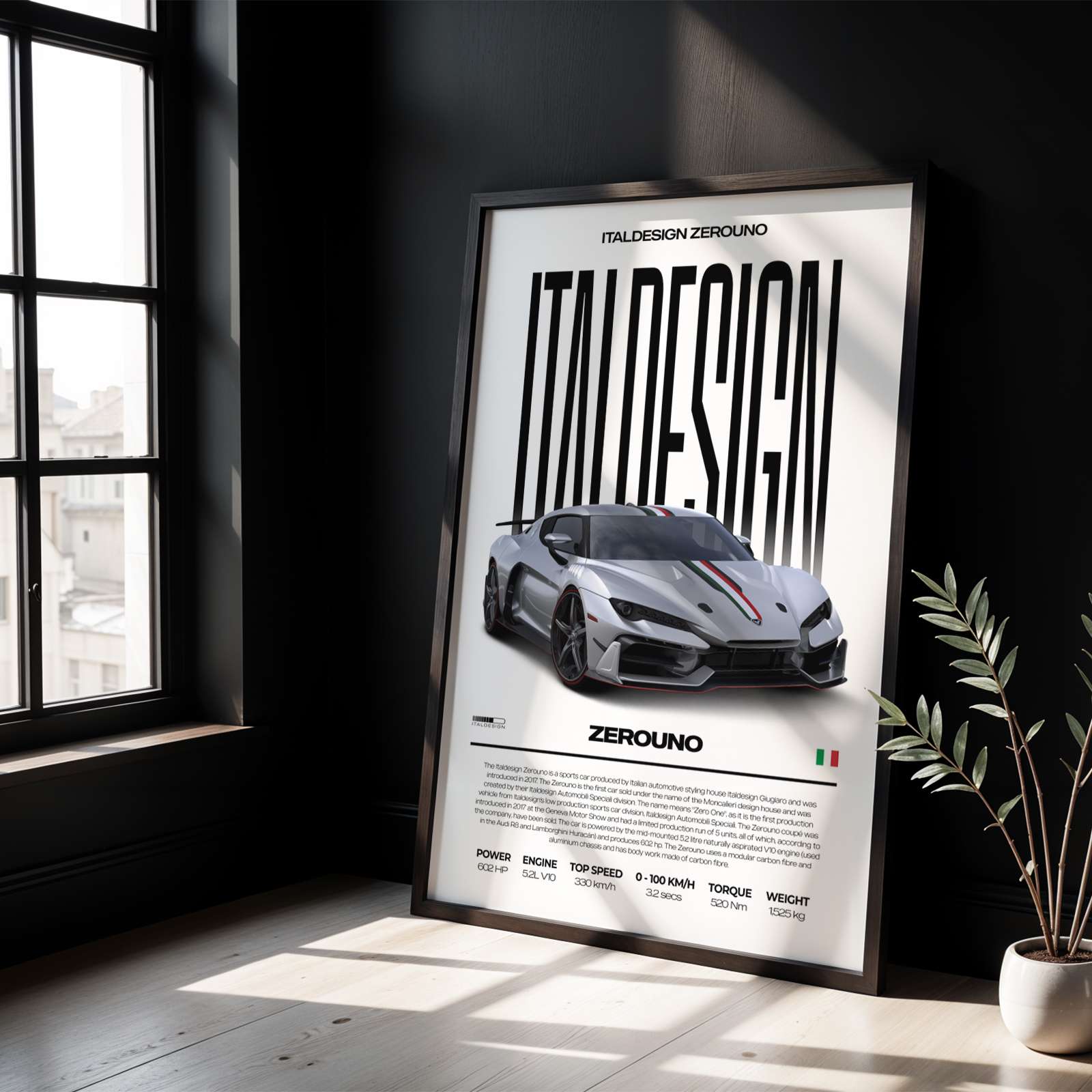 Italdesign Zerouno Duerta Poster