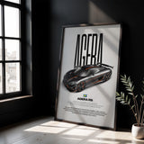 Agera RS Car Poster