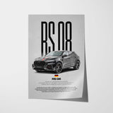 RS Q8 Car Poster
