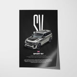 Sport SV Car Poster