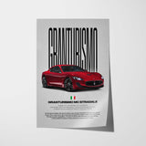 GranTurismo MC Stradale Car Poster
