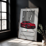 GranTurismo MC Stradale Car Poster